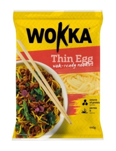 Wokka Noodle Thin Egg Style Noodle 440g x 10